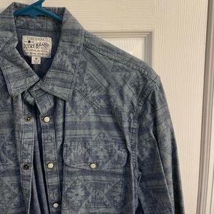 Lucky Brand Jean Shirt Patterned